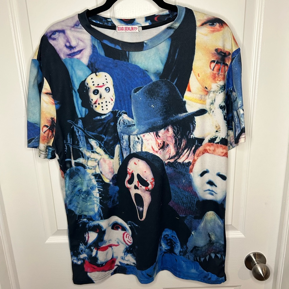 Horror Movie Killer Tshirt Men’s Size L Large